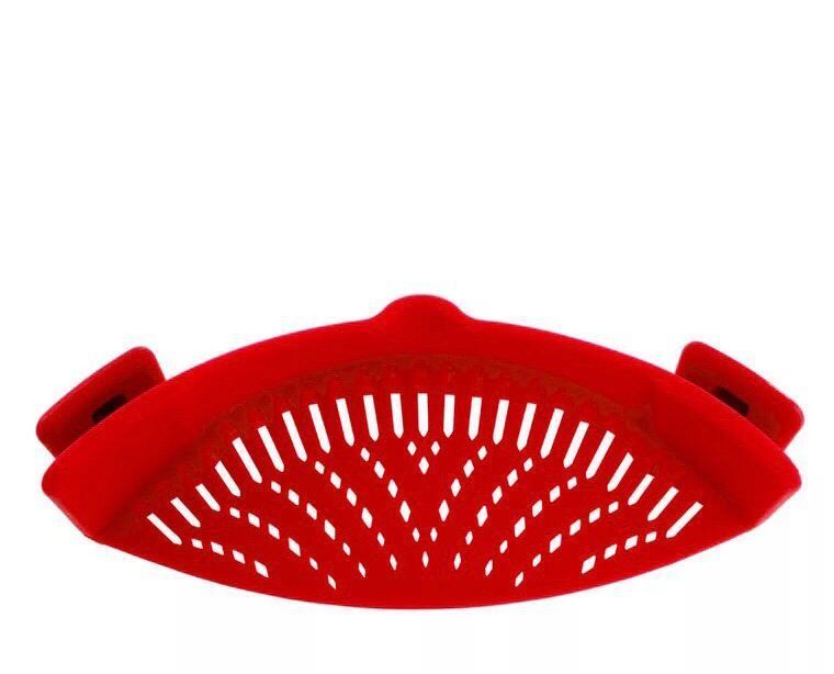 Silicone Draining Basket Blocking Pot Side Water Filter Kitchen Supplies Silicone Draining Device Pot Side Draining Block High Temperature Resistant