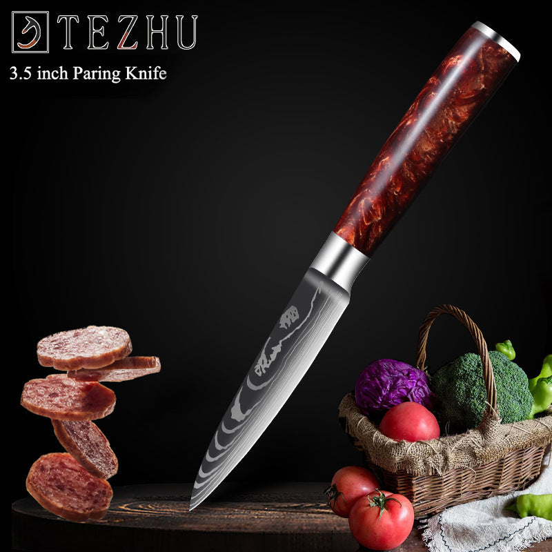 Stainless Steel Fruit Knife Versatile 5 Inch Knife Light Portable