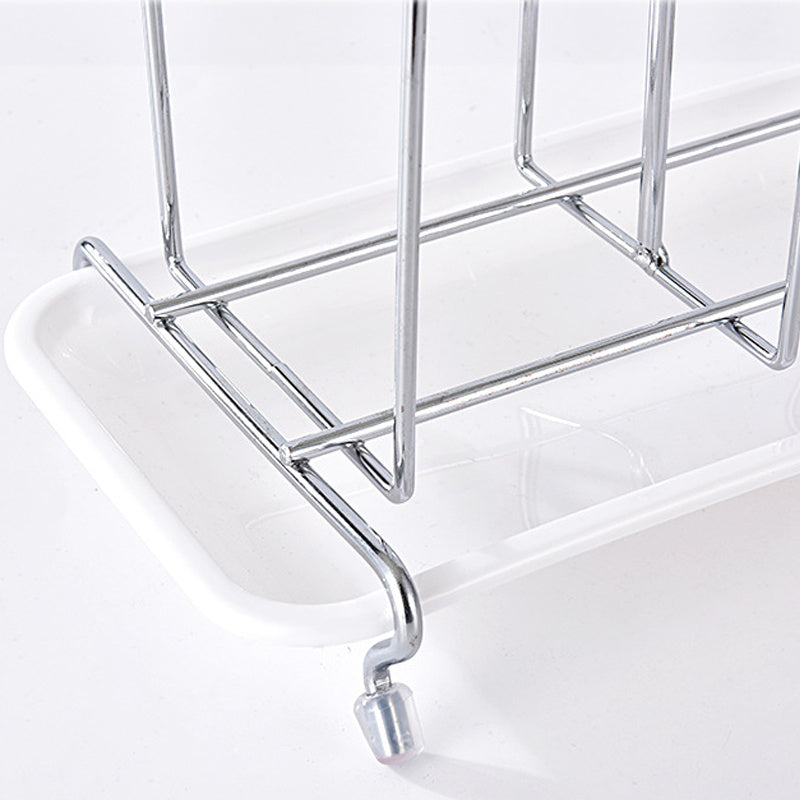 Simple And Practical Kitchen Domestic Glass Drain Rack Portable